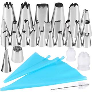 32 pieces of decorative tip set 5 large decorative tip cream glue decorative tip puff