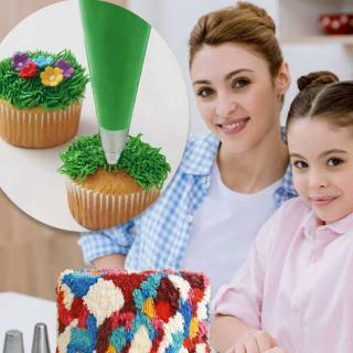 3-piece set of grass decorating mouth Montbrown decorating mouth one stretch grass modeling baking tools