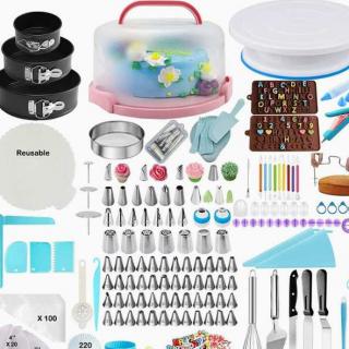 599-piece cake turntable set Cake Making tools Cake pan Cake handle box