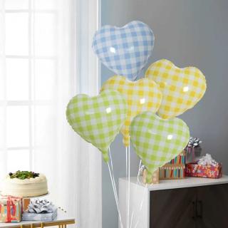 18-inch love balloon square heart-shaped balloon floating air ball stall release balloon aluminum film balloon arrangement