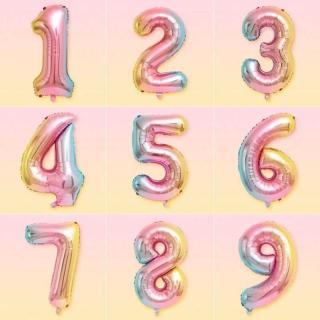 Gradient balloon digital foil digital balloon layout 32 