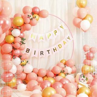 Birthday balloon decoration The venue is decorated with latex balloons for children's birthday parties