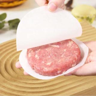 Hamburger Patty insulation paper Food anti-stick silicone oil paper grab cake grease pad paper frozen Patty spacer paper