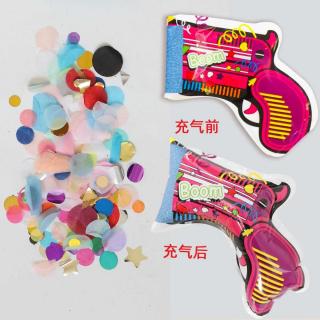 Fireworks gun automatic inflatable party decoration Wedding festival Birthday party party New Year toy fireworks gun wholesale