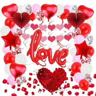 Balloon Valentine's Day decoration scene Double bear hug 10 inch round latex combination Valentine's Day balloon set wholesale
