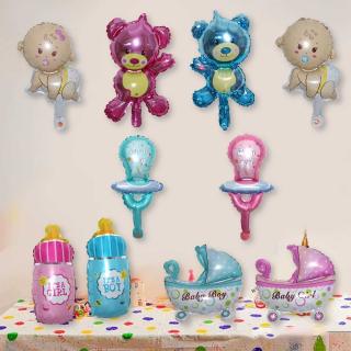 Cartoon mini aluminum film balloon baby birthday full moon party scene decoration photo props balloon