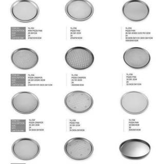 Round aluminum cone for customizable pizza/cake pan series