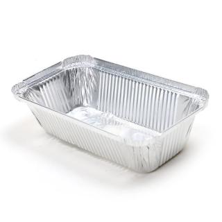 Disposable aluminum foil lunch box