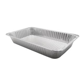 Large disposable aluminum foil box 370 with lid 4900ml Tinfoil tray Tinfoil box grilled fish takeaway special packaging box