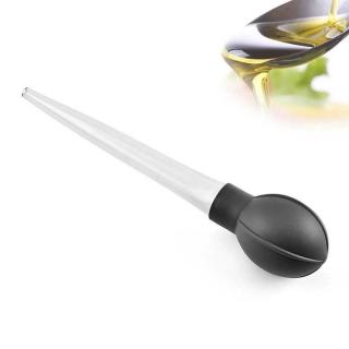 Convenient and quick silicone with graduated glue head straw kitchen baking dropper measuring spoon measuring cup oil suction tool