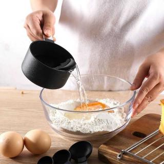 Stainless steel handle measuring spoon Measuring cup set PP plastic measuring spoon with engraved measuring spoon Seasoning spoon 8 sets of baking supplies