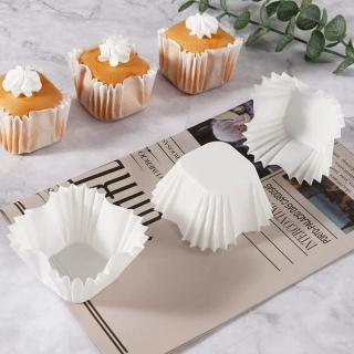 White cake baking paper pad Muffin paper cup High temperature resistant paper square cake cup holder