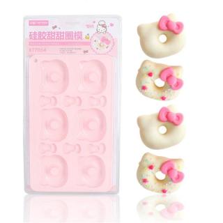 KITTY Cat licensed donut Cake silicone mold Non-stick cartoon cake donut mold