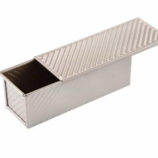 Household non-stick cake baking mold rectangular toast box Wholesale corrugated bread toast box mold