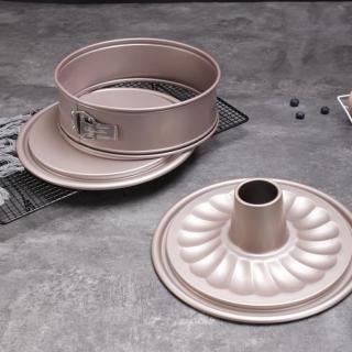 Solid bread cake Mould Household baking mould Gold 10 