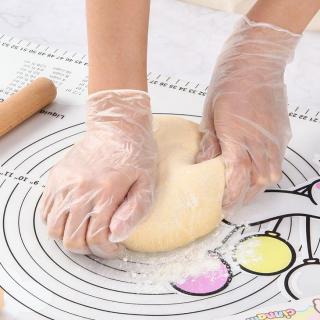 Cinnamon dog disposable gloves pvc gloves and noodles barbecue crayfish baking kitchen with 50 pieces