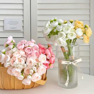 ins Wind Dew lotus simulation flower fake flower wedding hall hand bouquet small fresh simple home decoration photography props