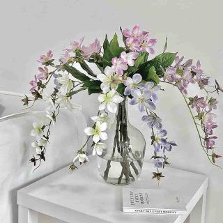 3D printing silk jasmine flower simulation flower birchapple flower fishing fake flower home soft decoration landscape decoration photography props