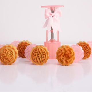Mid-Autumn Festival ice skin mooncake mold Household Mung bean cake cake model hand pressure pastry cake mold