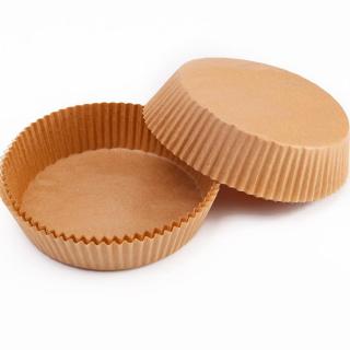 16cm air fryer paper 30 pieces of paper holder high temperature bread holder round oil blotting paper pad paper