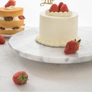 Diameter 30cm photography art decoration baking tools Marble cake carved decoration turntable turntable