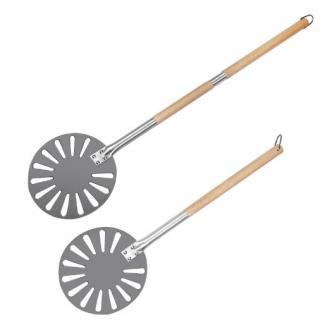 New alumina pizza spatula non-stick anti-scalding hollowed-out pizza spatula removable handle Pizza baking utensils
