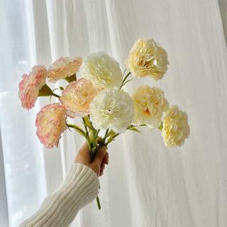 Carnation simulation flower false flower Mother's Day Teachers' Day room bedroom living room decoration flower decoration photo props