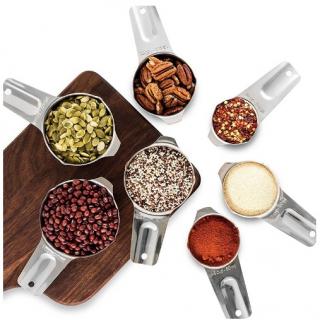 Stainless steel measuring cup measuring spoon set 14-piece seasoning spoon with scale gauge 13-piece baking spoon set