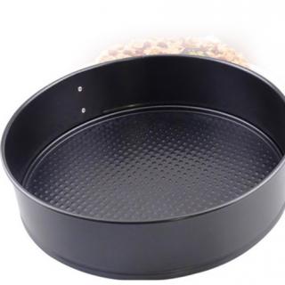 Baking tools Round cake tin loose-bottom lock mousse ring Non-stick carbon steel cake pan heat-resistant coating baking pan