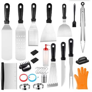 Cross-border stainless steel barbecue Kit Outdoor Barbecue Kit Shovel brush BBQ barbecue kit