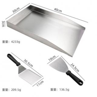 Amazon sells 304 stainless steel baking tray 4MM thick heart baking tray kitchen cooking set