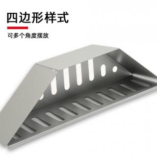 Outdoor barbecue tools carbon basket BBQ electroplated aluminum basket galvanized carbon grid barbecue utensils charcoal basket wholesale
