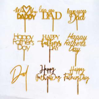 Happy fathers Day DAD acrylic cake decoration