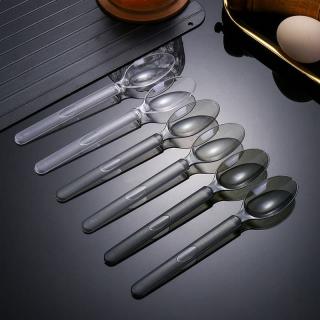 Disposable spoon independent packaging thickened with hard plastic American dessert forkfork takeout Western food packaging American spoon