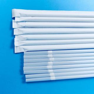 Manufacturers disposable pla straw degradable bend pipe sugar water shop milk tea shop bag commercial bendable drink straw