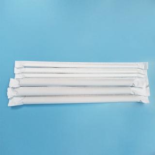 Source manufacturers white paper straw disposable cold and hot drink beverage kraft paper straw food grade pointed straw