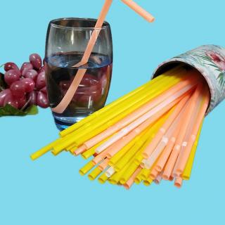 Polylactic acid PLA degradable corn starch color bendable straw Independent pack beverage coffee milk tea straw