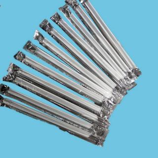Source pp plastic independent packaging color pointed head diagonal thick straw disposable bubble tea straw