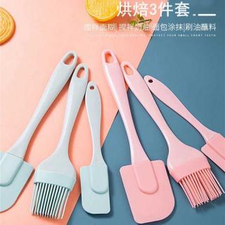 Amazon direct supply of silicone spatula, oil brush set, baking 3-piece set, cream spatula, baking tools, cross-border supply
